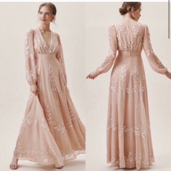 ISO BHLDN Belize dress in BLUSH - Picture 4 of 4